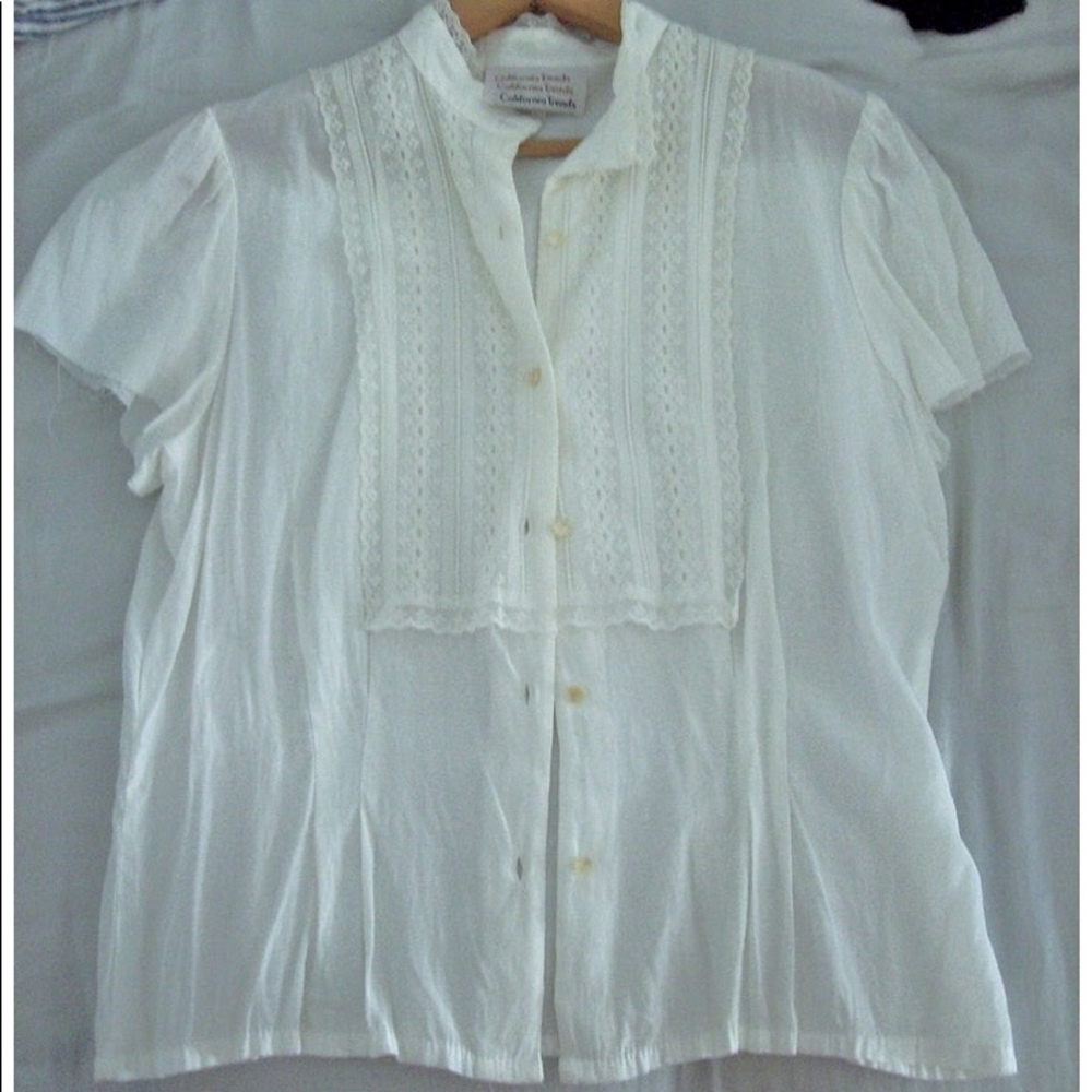 Vintage Deconstructed Victorian-esque blouse
